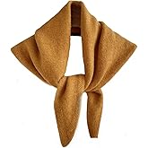 TYATVS Knitted Triangle Scarf for Women Y2k Head Scarf Downtown Girl Aesthetic Accessories Streetwear Triangle Shawl