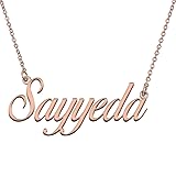 GR35Z9 Customized Unique Nameplate Jewelry My Name