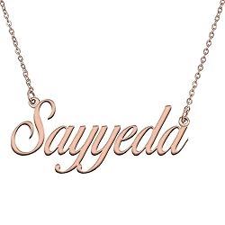 GR35Z9 Customized Unique Nameplate Jewelry My Name