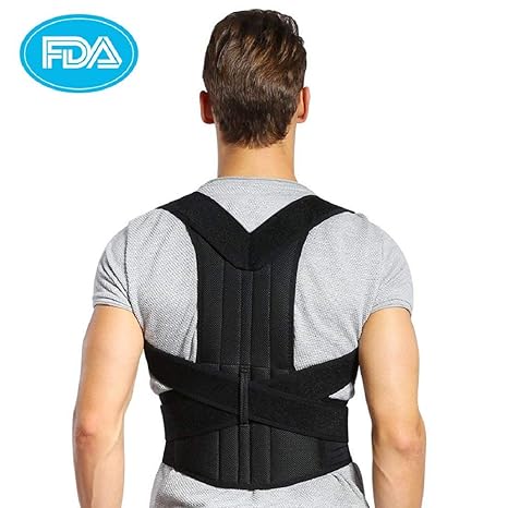 Doact Geradehalter zur Haltungskorrektur - Rücken Schulter Verstellbar Atmungsaktiv Rückenbandage Rückenhalter Haltungskorrek