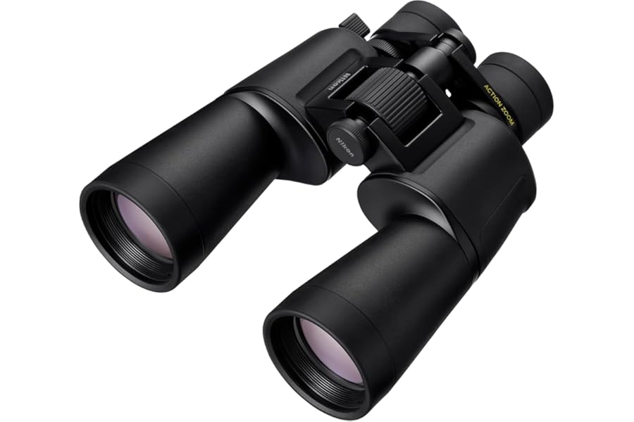 Nikon Action Zoom 10-22x50 Binocular | High-Power Zoom Binoculars with Multilayer-Coated Nikon Optics, Large Objective Lenses and a Tripod-Ready Porro-Prism Design