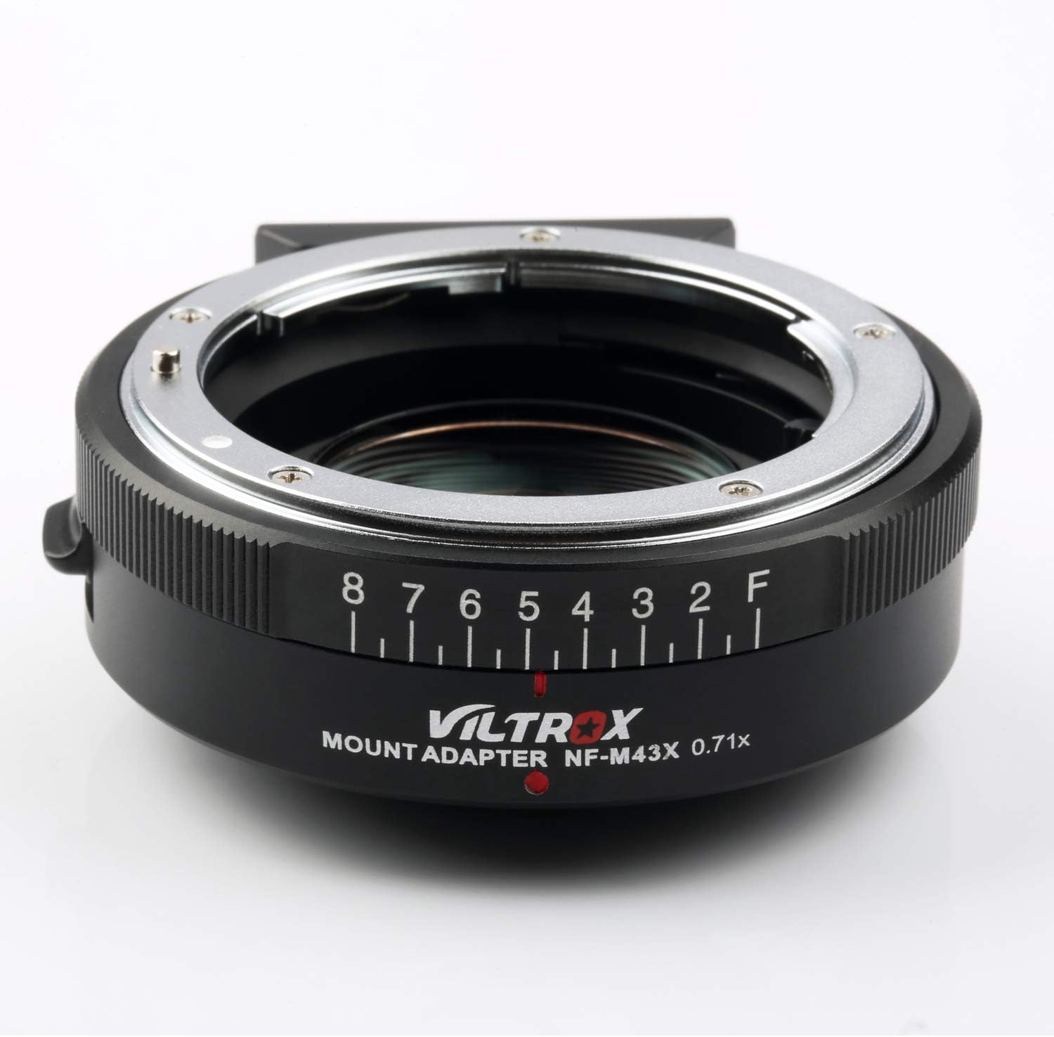 VILTROX NF-M43X Manual Focus 0.71x Reducer Speed Booster Lens Adapter for Nikon F Lens to Micro Four Thirds M4/3 Camera BMPCC GH4 GH5 GH5S GF6 GX85 GX7 E-M5 E-M10 E-PL5 - Image 5