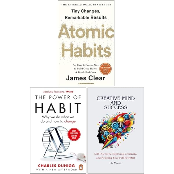 Atomic Habits, The Power of Habit & Who The F*ck Are You? 3 Books
