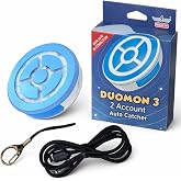 megacom DuoMon3 Lite 1P/2P Auto Catcher, Auto-Reconnection Hourly (No Pad) | Dual Accounts, Poket Go 1-Touch Reconnect, 65ft Bluetooth, IPX7, USB-C &amp; Wireless Charging, App-Controlled Vibration/Sound