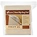 Non Slip Area Rug Pad Size 4 X 6 Extra Strong Grip Thick Padding Beige