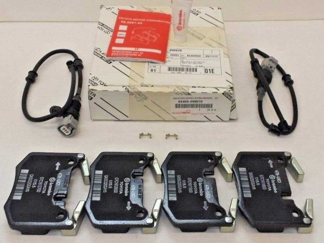GTV INVESTMENTS RC F XC10 Rear Brake Pad Set 044660W070 04466-0W070 NEW GENUINE