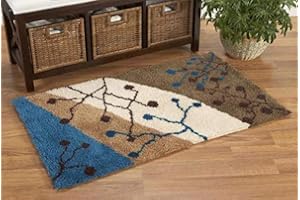 ROCKY&CHAO Latch Hook Kits Rug Carpet Making Kits for Adults and Kids, DIY Latch Hook Crafting for Home &Party Decor Abstract Painting, Home Decor23.6 x15.7 (60 X 40 cm)