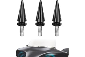 Motorcycle Windshield Bolts Kits, 3 Pcs Windscreen Fairing Bolts Screws Fits for Harley Davidson Electra Glide, Street Glide,