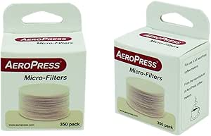 Replacement Filter Packs for the Aeropress Coffee and Espresso Maker, 700 Count, White