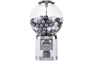 Candy Gumball Machine & Toy Capsule Dispenser-Multi-Functional Vending Machine, Gashapon Toy Machine for Home & Retail, Free 