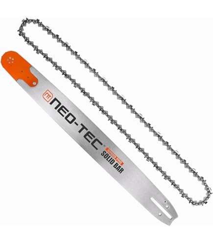 チャマニ！ Amazon.com: NEO-TEC 42 Inch Chainsaw Guide Bar and Chain, 3/8