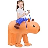 Spinosaurus Kids Inflatable Capybara Costume,Inflatable Halloween Costumes Funny Ride on Animal Blow Up Costumes