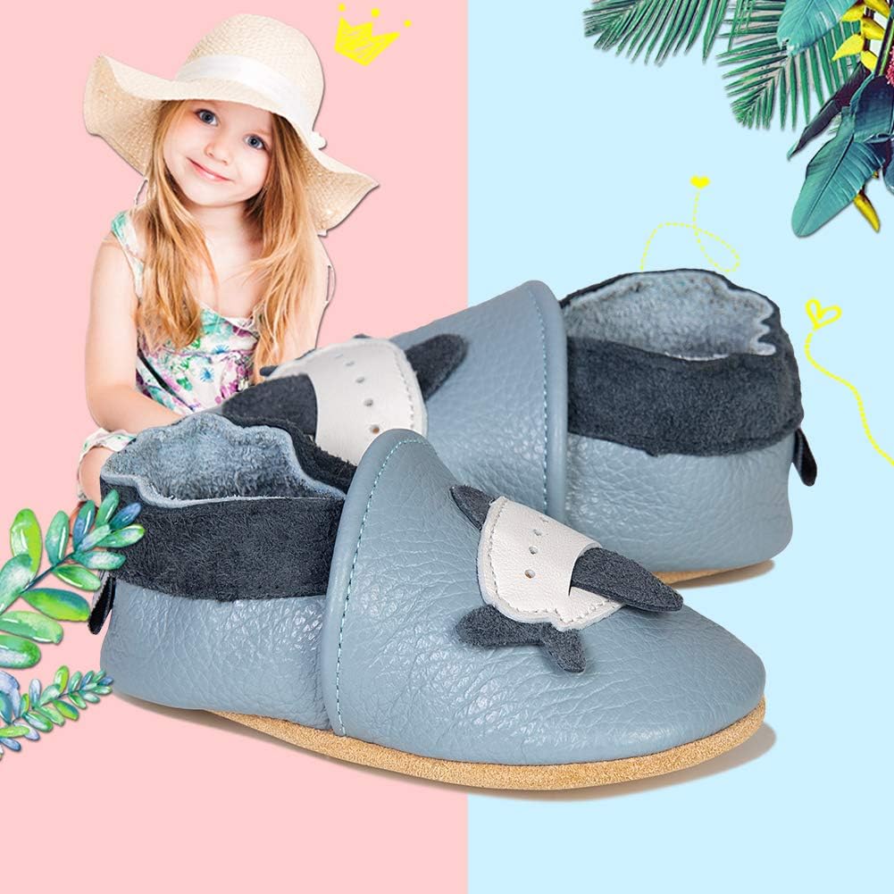  | YALOX Baby Girl Moccasins Cute Toddler Boy Loafer Flats Soft Sole Prewalker First Walking Leather Infant Shoes | Slippers