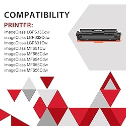 067 067H Black Toner Cartridge 2 Pack MF656CDW