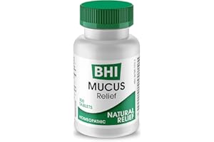 MEDINATURA BHI Mucus Natural Chest Congestion, Cough & Mucus Relief Easy Breathing Respiratory Health Support 9 Targeted Homeopathic Active Ingredients for Discomfort & Build-Up - 100 Tablets