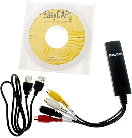 Amazon Com Allytech Easycap Usb 2 0 Audio Video Creator Capture Adapter With Video Editing Software Tv Vhs Dvd Video Adapter Capture Computers Accessories