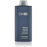 Organic Male OM4 Refresh: Lime Ginger Brightening Body Wash - Mens bodycare with Vitamin C to Cleanse and Nourish