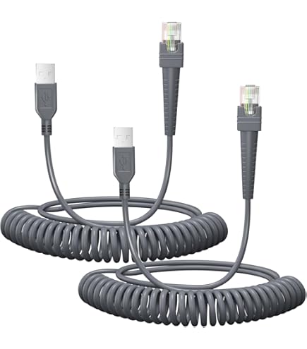 HURRISE Scanner De Codes-barres Portable 2D Scanner De Codes à Barres