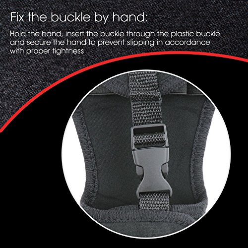 Biange-Finger-Splint-Brace-Ability-Rehabilitation-Finger-Gloves-with-Stroke-Hand-Splint-Use-for-Brace-Elderly-Fist-Stroke-Hemiplegia-Hand-Training-Single-Hand-Grip-Exercise-Black