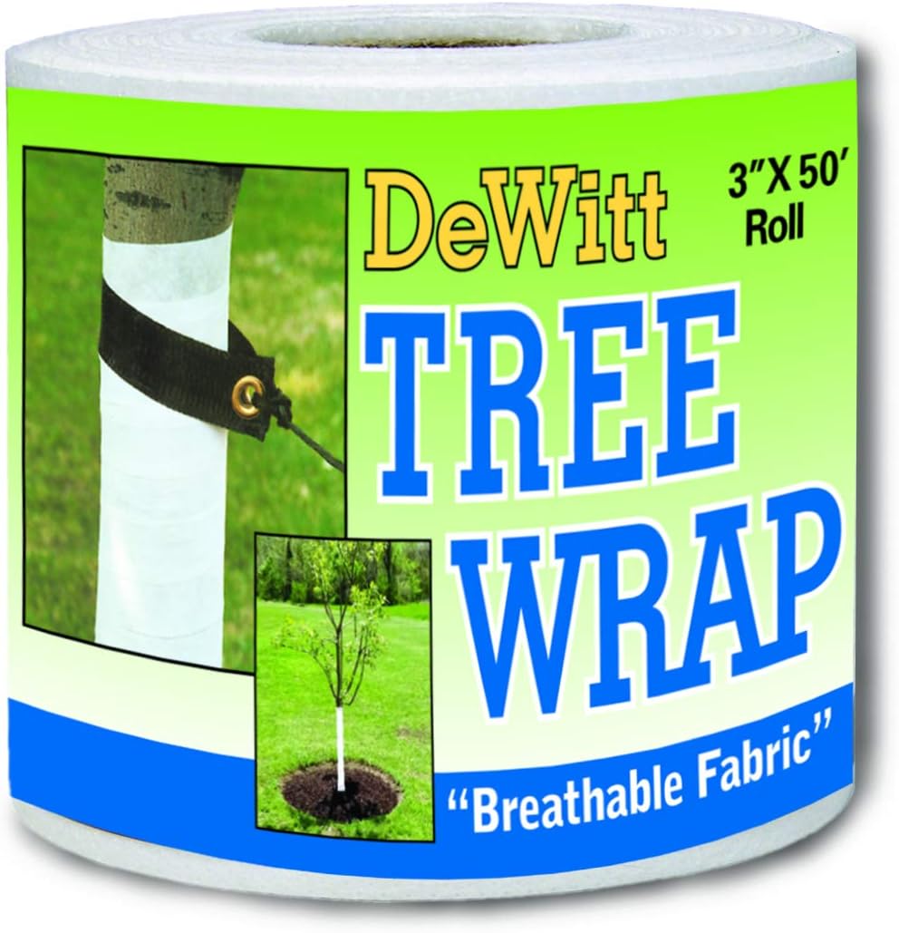 Dewitt 3-Inch by 50-Foot Tree Wrap White TW3W: Industrial & Scientific