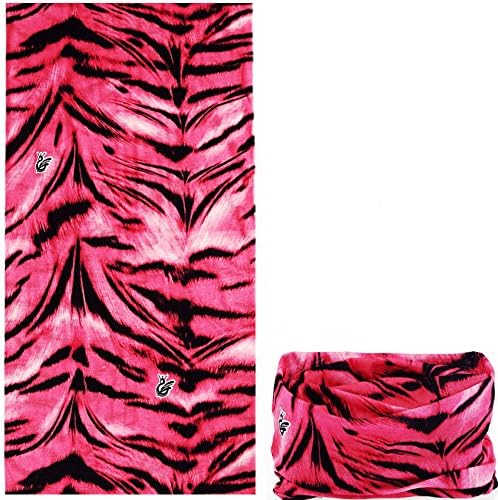 Headwear Headband [Print] - Versatile UV Sun Protection - Tactical Military Bandana Balaclava Neck Gaiter Helmet Liner for Hunting Fishing Camping Hiking Motorcycle (Red&amp;White Star)