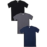 Have It Tall Men's Premium Ringspun Cotton T Shirt 3-Pack