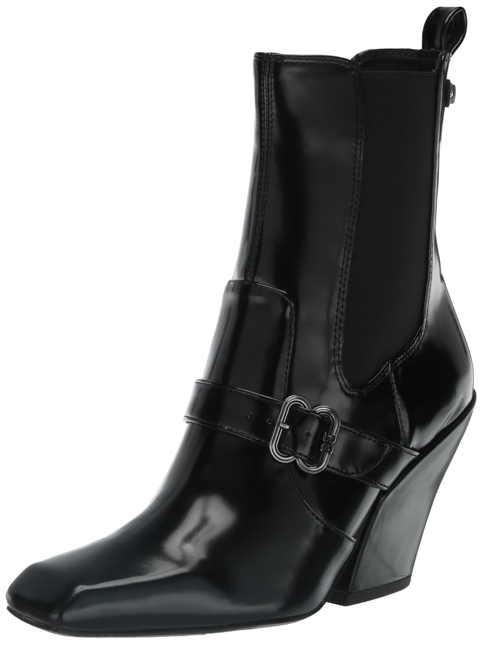 Photo 1 of Sam Edelman Suzette Western Boot Black Leather 5.5 Medium