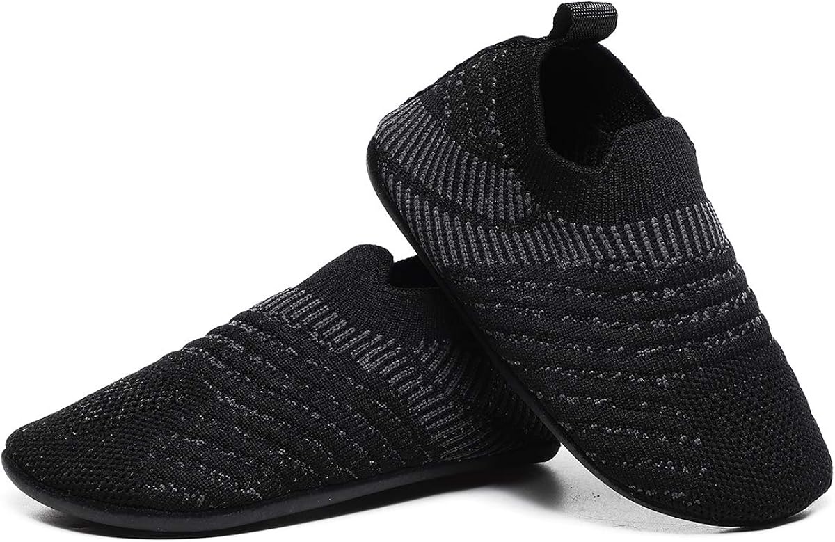  | ditont Toddler Boys Girls Rubber Sole Indoor House Slippers Lightweight Socks Shoes | Slippers