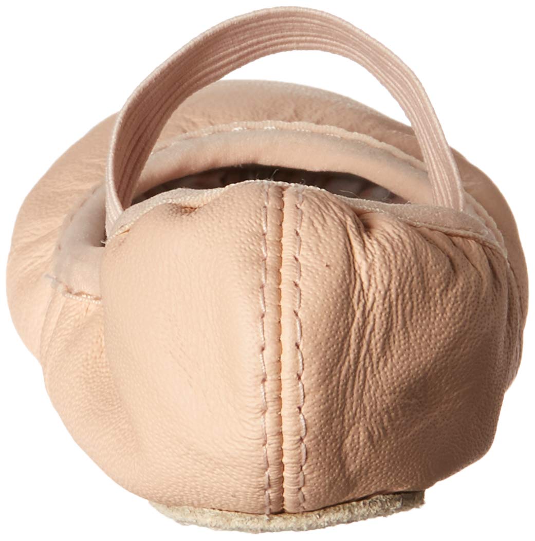 Bloch Bloch Belle Child Ballet Shoes, Toddler Girls Dance Shoes, High Durability, Soft Leather Upper, Flexible Suede Outsole, Pre-Sewn Elastic, Heart Printed Sock-Liner, Ballet Shoe