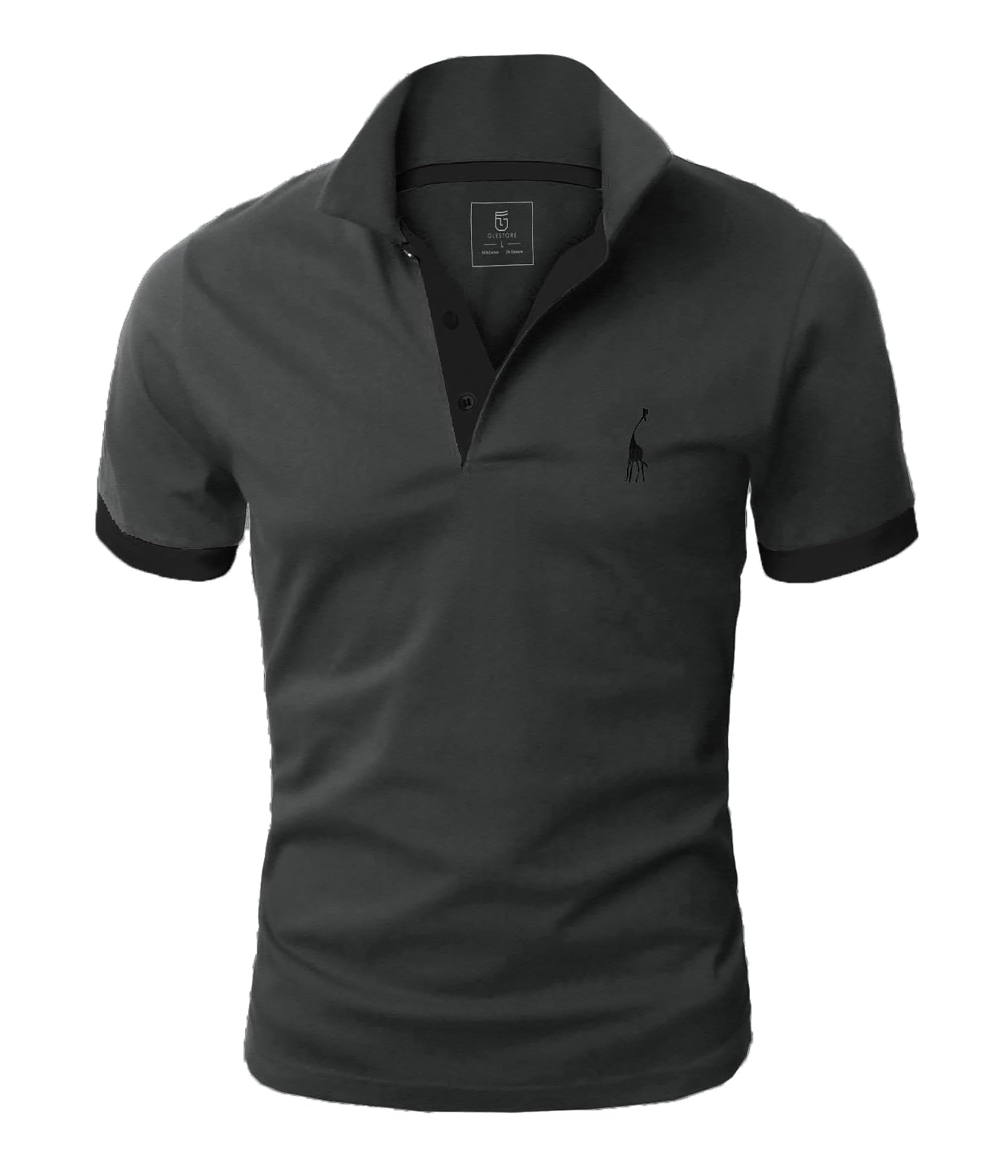 GLESTORE Polo Shirt, Men's Short-Sleeve Summer Shirt