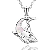 Dreamboat Animal Pendant Necklace for Women 925 Sterling Silver Cute Animals Jewelry Christmas Birthday Gifts for Mom Wife Daughter Her