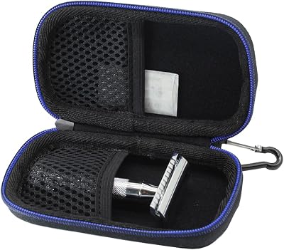 GUBEE Hard Storage Travel Case for Merkur Dovo HD 34C Edwin Jagger DE89 Razor