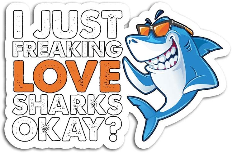 Hand Wooden Customizable Sticker I Just Freaking Love Funny Fan Week Stickers for Personalize (3 pcs/Pack)