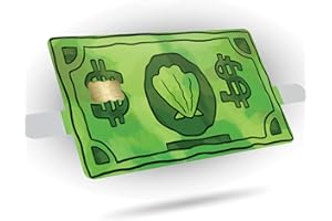 KCD Credit Card Skin Sticker Cover Decal Wrap 3-Pack – Funny Sea Bucks Currency Design – Durable Vinyl Stickers for Cards - CCS006