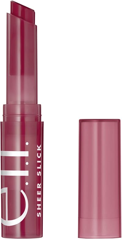e.l.f. Sheer Slick Lipstick Black Cherry, Brand New Formulation