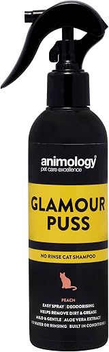 Animology Glamour Puss No Rinse Cat Shampoo Peach 250 ml view 1
