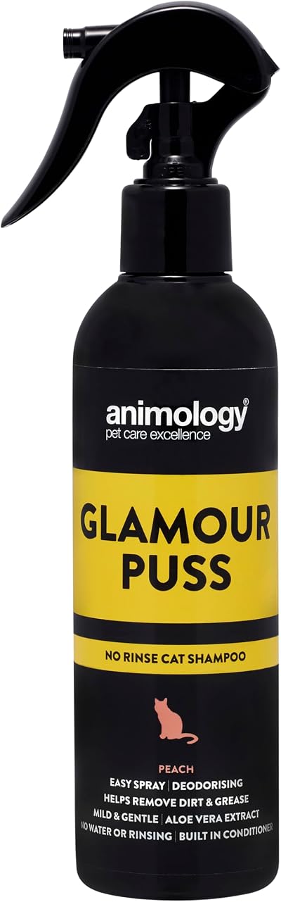 Animology Glamour Puss No Rinse Cat Shampoo Peach 250 ml