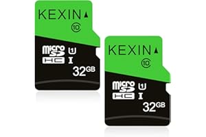 KEXIN 32GB Micro SD Card Micro SDHC UHS-I Memory Cards Class 10 High Speed TF Card, C10, U1, 32 GB 2 Pack