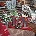 OUCHAN JOY Wooden Table Decor Christmas - Galvanized Christmas Tabletop Display Decorative Word Signs Decorations for Home and Kitchen(JOY)