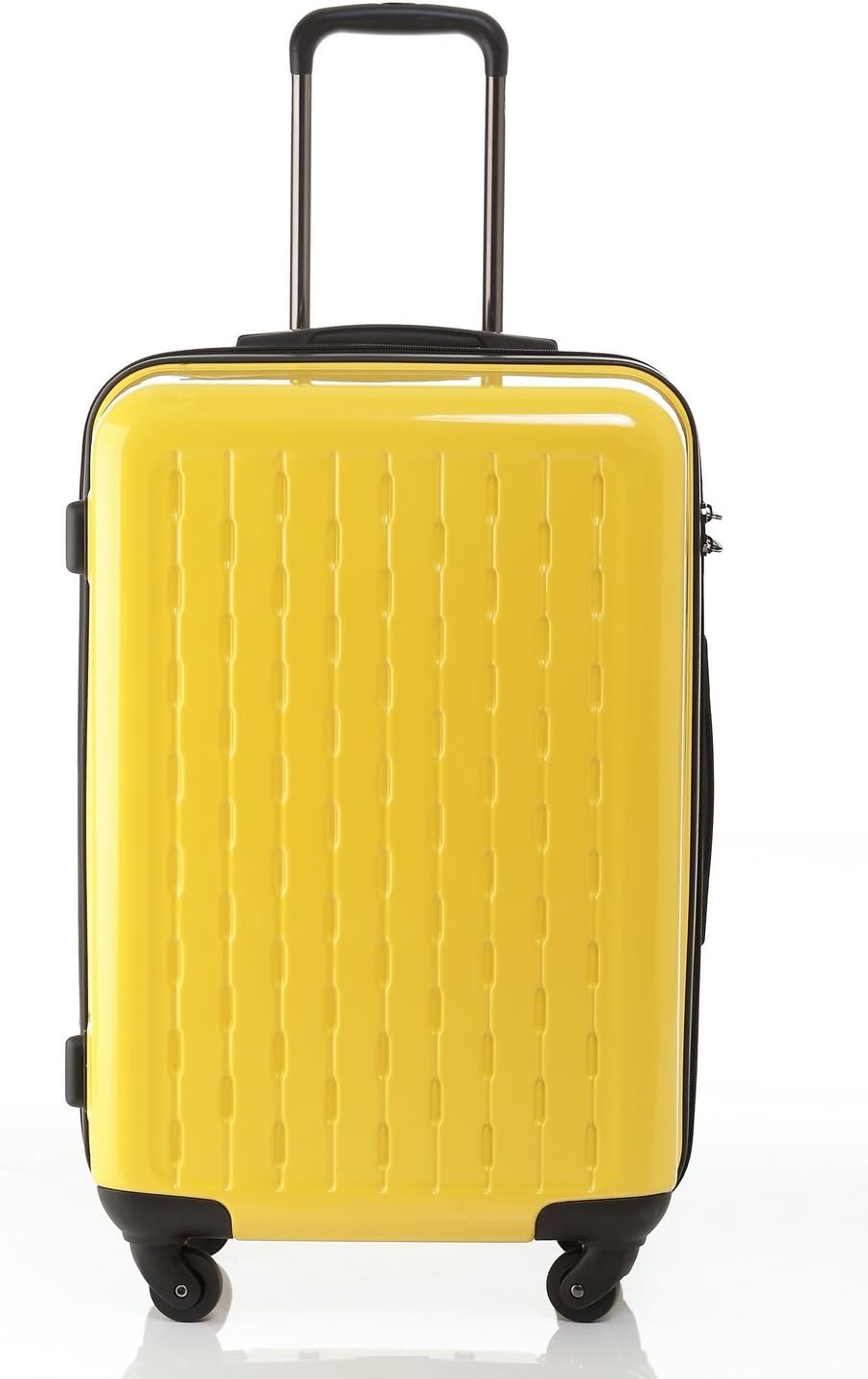 Longraftsman Travel Luggage PC1132 4 Wheel Cabin Trolley Set,24"28" (24"28", yellow)