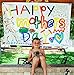 Chalk Markers WHATUP Banner Kit by Glass Chalk - 1 White Blank Banner, 4 Clips, Rope, 4 neon Color Markers