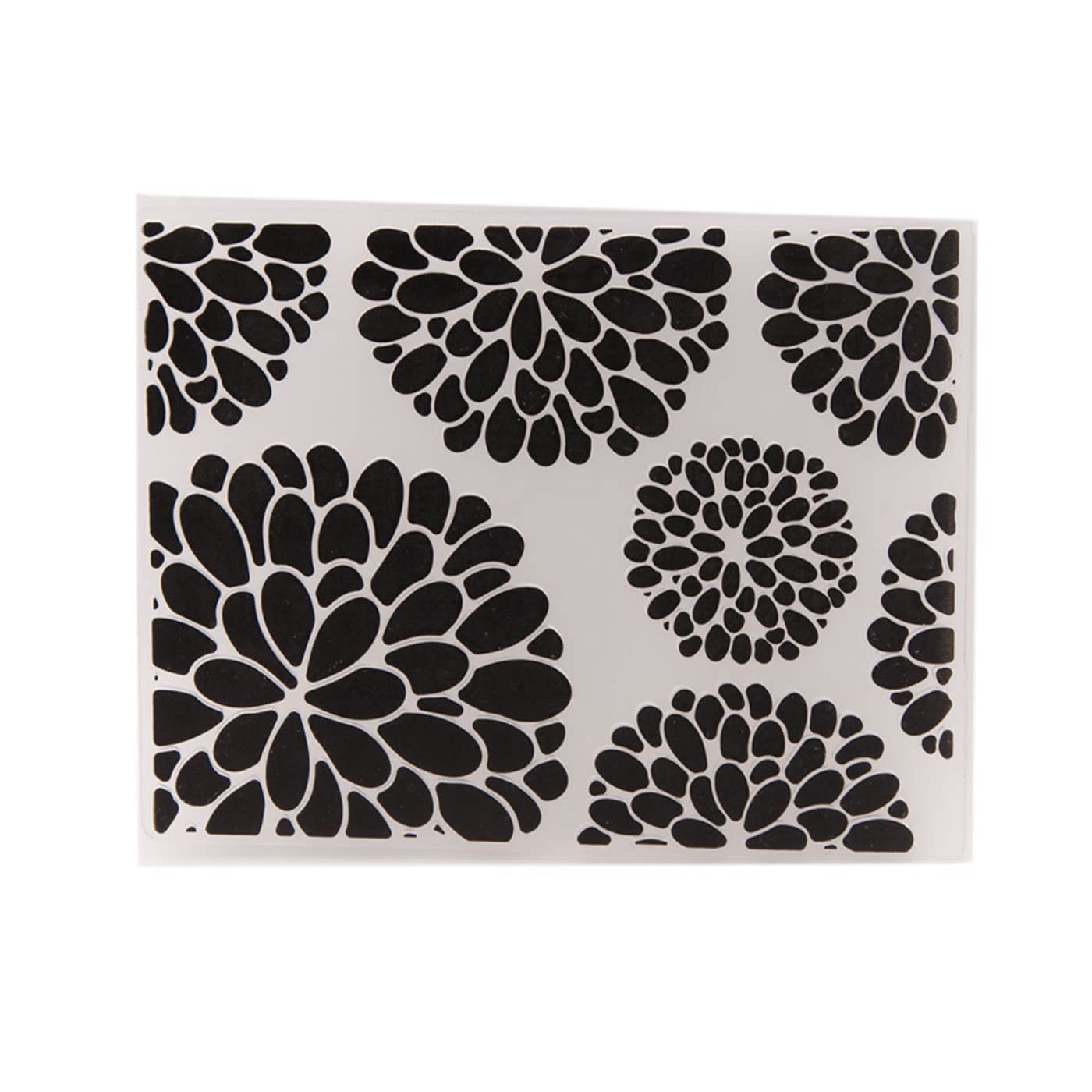 arriettycraft Floral Background Plastic Embossing Folder for Scrapbook DIY Album Card Tool Plastic Template Folders
