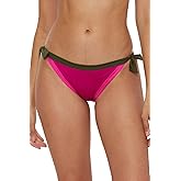 Trina Turk Women's Monaco Colorblock Tie Side Bikini Bottom, Cheeky Coverage, Swimwear Separates
