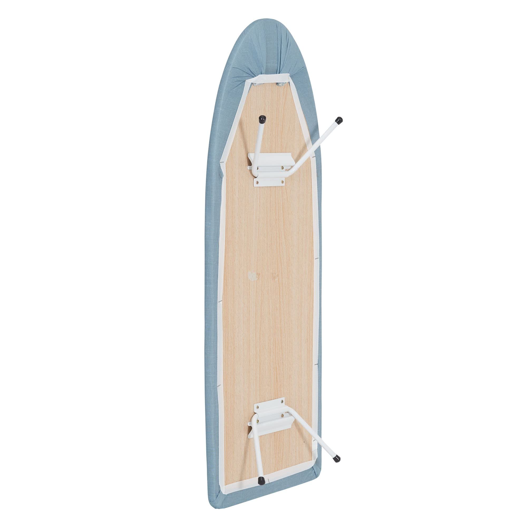 Household Essentials 120101-0 Collapsible Space Saving Tabletop Ironing Board with Folding Legs | Blue, 12