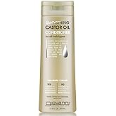 Giovanni Smoothing Castor Oil Conditioner - All Hair Types, Moisturize Hair & Scalp, Hydrate & Tame Frizz, Jojoba, Argan Oil, Coconut Oil, Shea Butter, Keratin - 13.5 oz