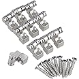 Yibuy 10PCS Guitar Roller String Trees Retainers Chrome Guitar String Trees w/Screws