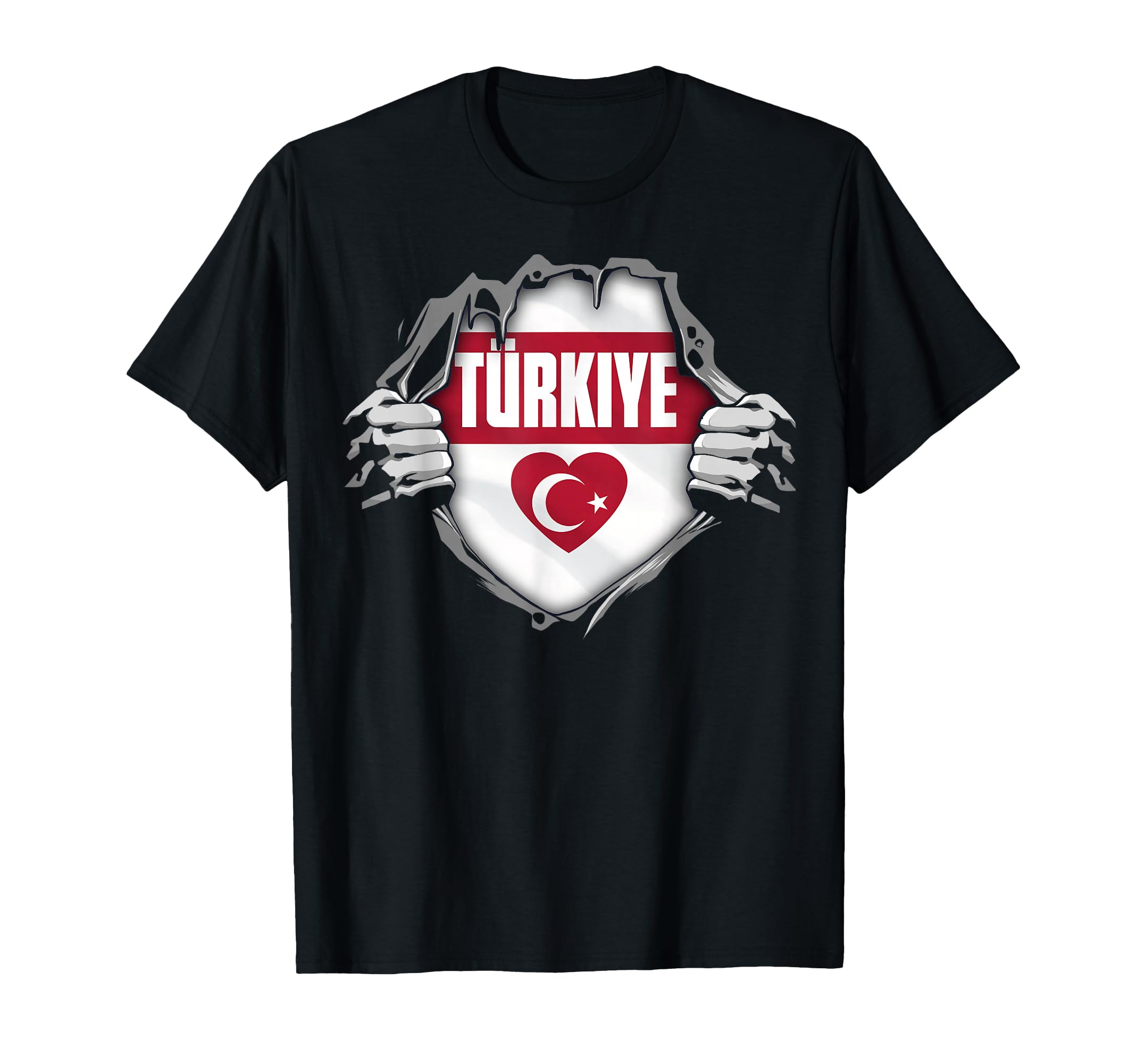 Turkey Turkish National Flag I Love Turkey T-Shirt