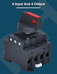DIHOOL Solar Disconnect Switch,32 Amp DC1200V 4P