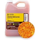 "Dry &amp; Dry" [1 Quart] Premium Orange Indicating Silica Gel Desiccant Beads(Industry Standard 3-5 mm) - Rechargeable Silica Gel Beads(2 LBS)