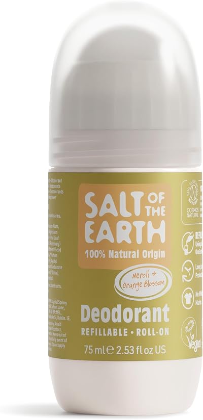Salt Of The Earth Neroli Orange Blossom Roll On Deodorant 75ml UK